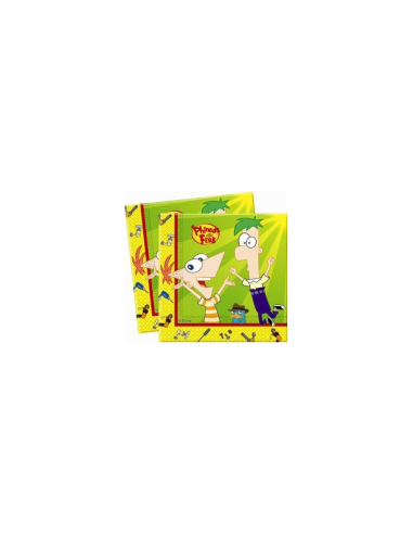 Tovaglioli 33x33 Phineas & Ferb