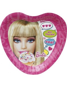Piatti cm.18 Barbie